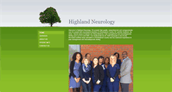 Desktop Screenshot of highlandneurology.com