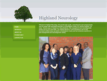 Tablet Screenshot of highlandneurology.com